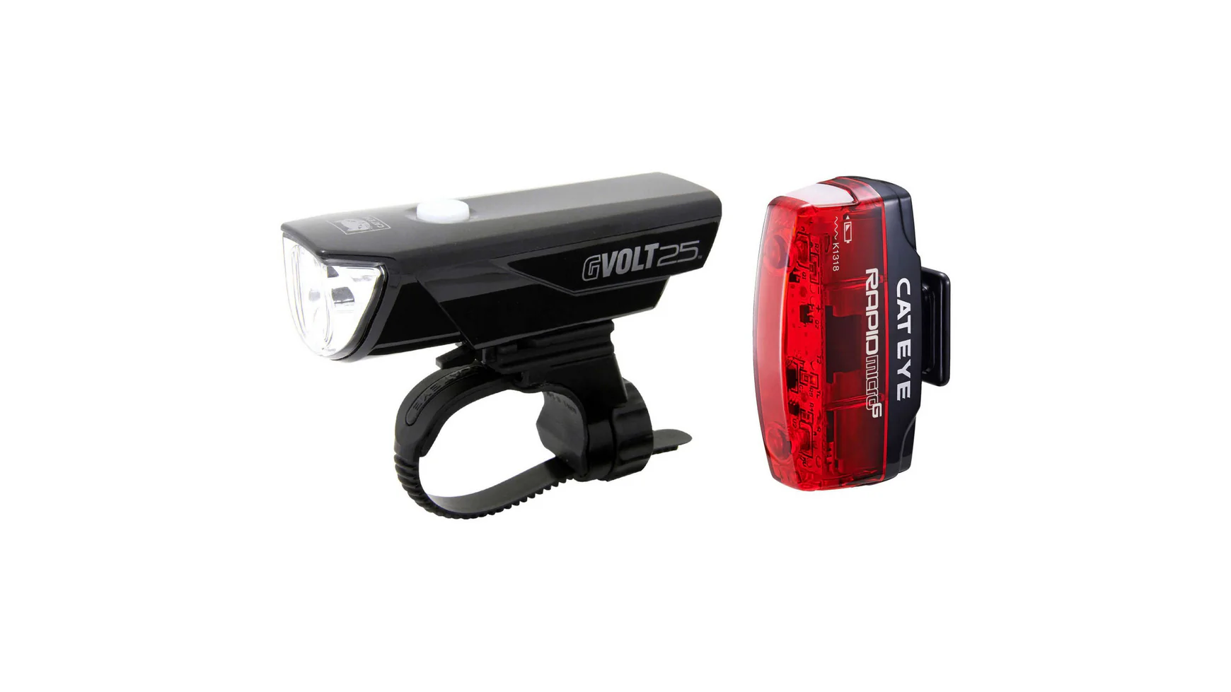 Cateye GVolt 25 + Rapid Micro G