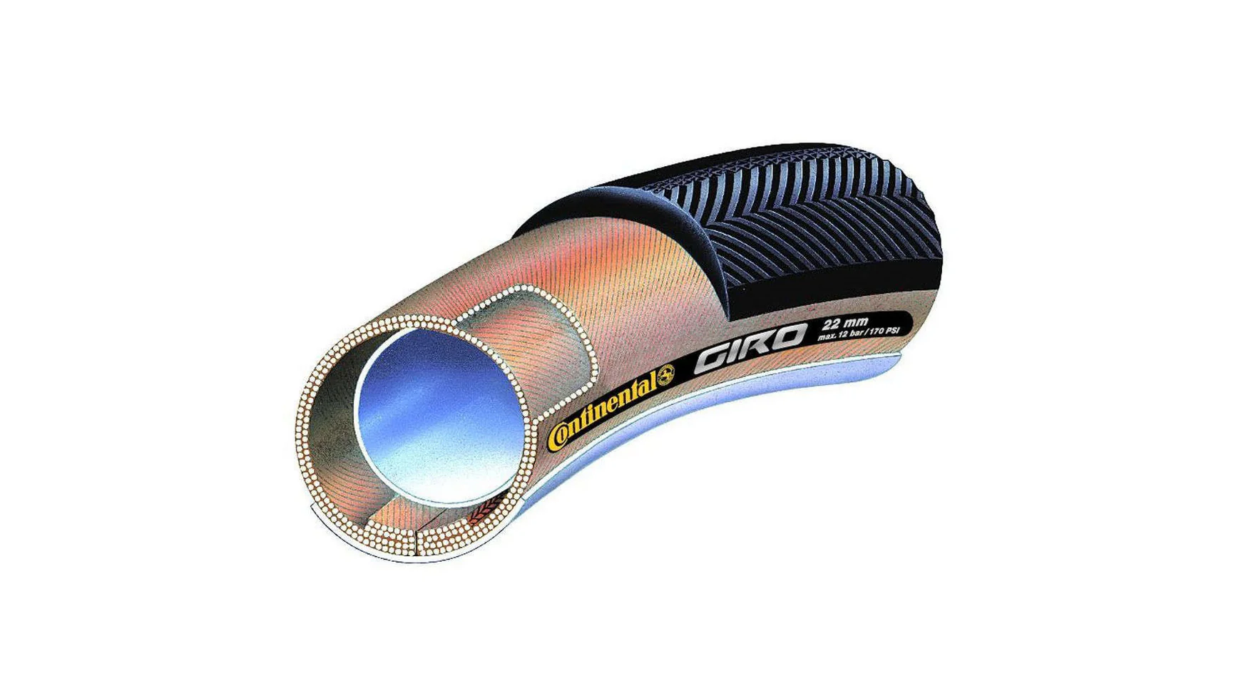 Conti Schlauchreifen Giro 27x1