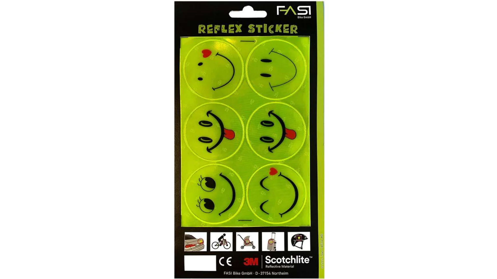 FASI Reflex Sticker Smiley 3M