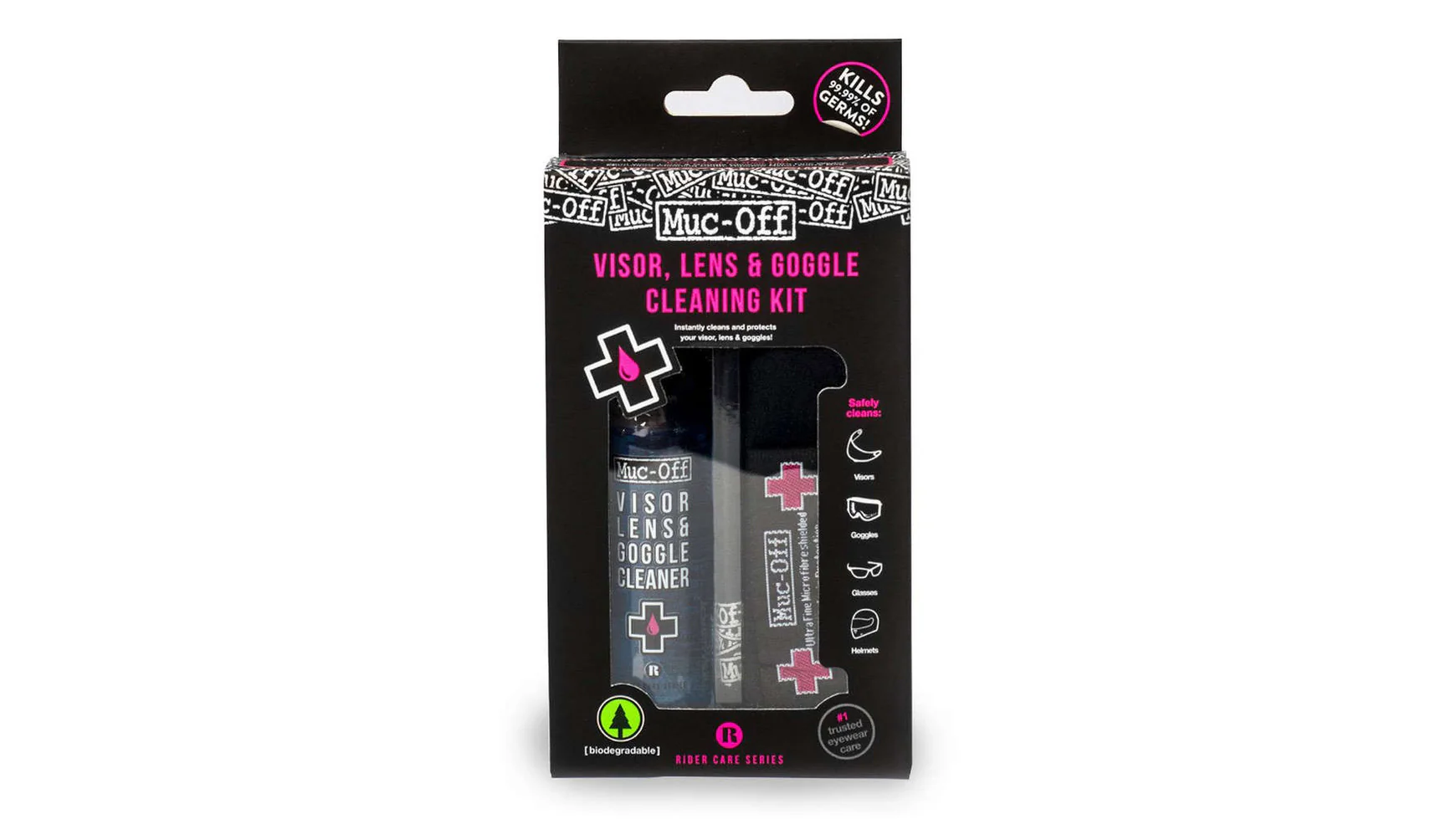 Muc-Off Helm & Visier Reinigungsset