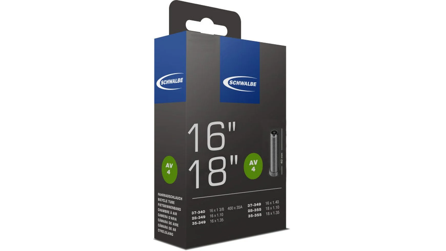 Schwalbe Schlauch AV4 16x1 3/8